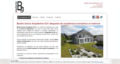 Desktop Screenshot of bgarquitectos.es